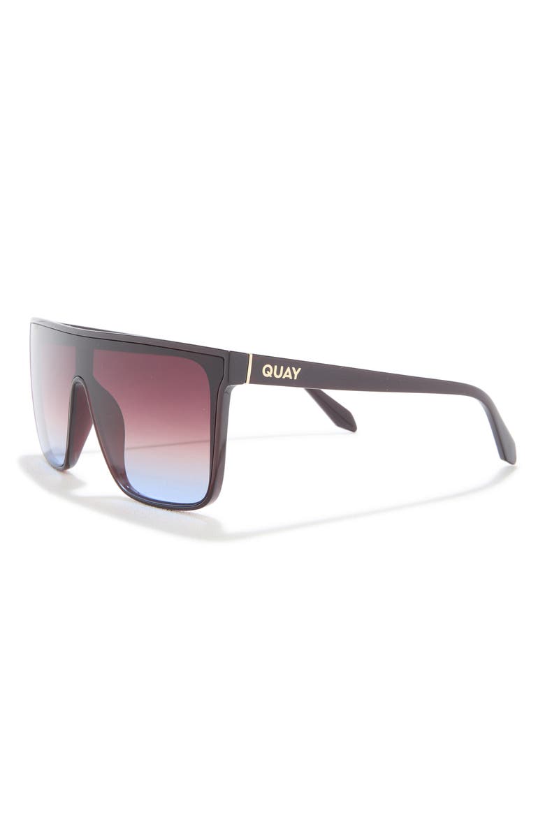 138mm Nightfall Medium Shield Sunglasses, Alternate, color, CH/BRNBL