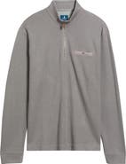 johnnie-O Flame Stitch Quarter Zip Pullover