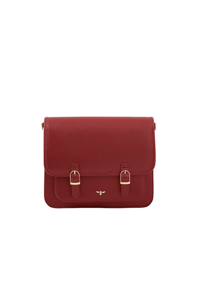 Fable England Wonderland Satchel, Alternate, color, Cherry Red