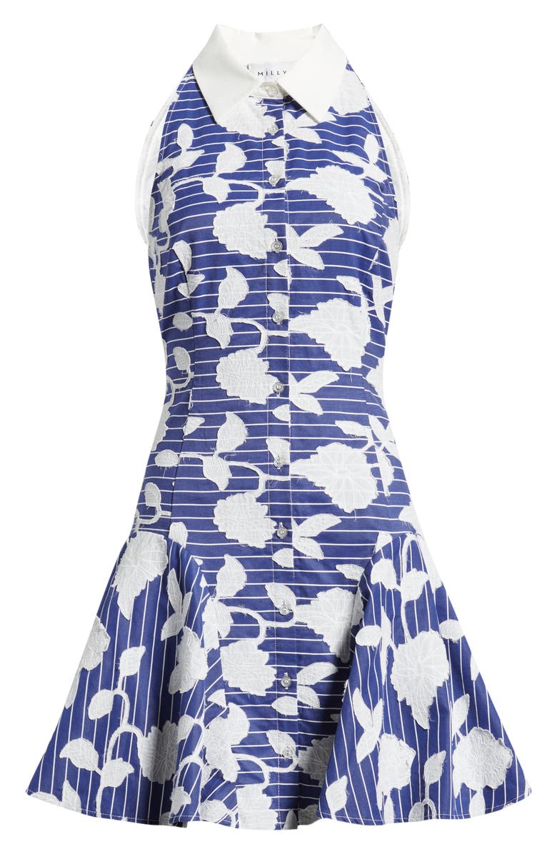 Milly Maxine Floral Embroidered Minidress, Main, color, 