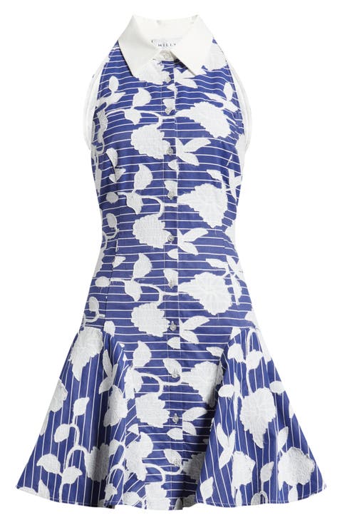 Maxine Floral Embroidered Minidress