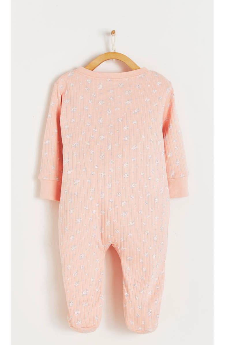 Babycottons Premium Cotton Marlot Double Zip Footie Pajamas For Infant, Alternate, color, 