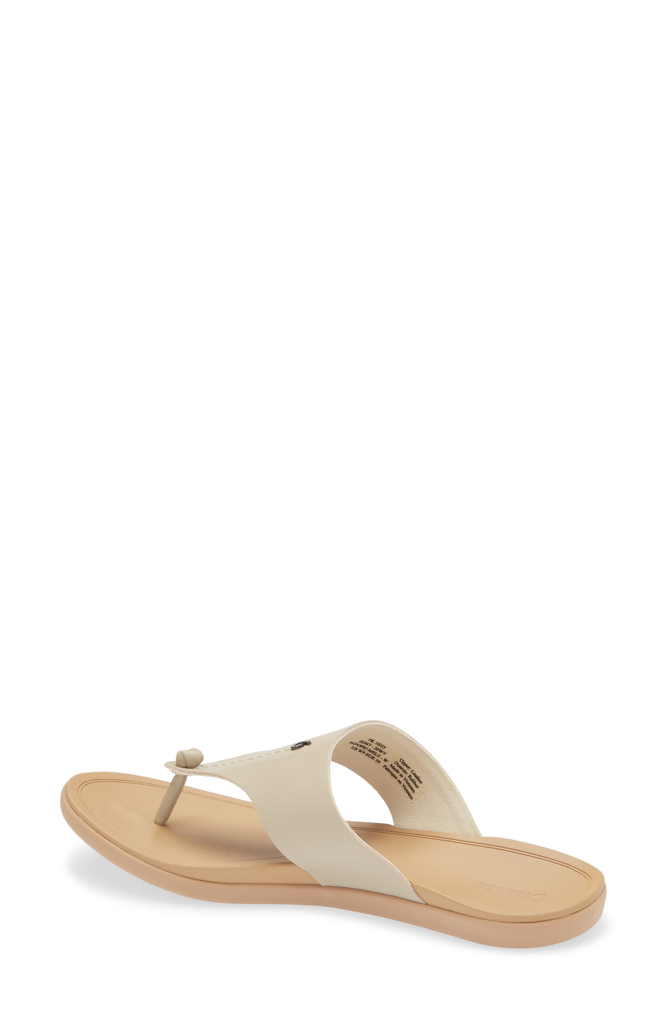 Ho'opio Mele Flip Flop, Alternate, color, TAPA / WARM SAND