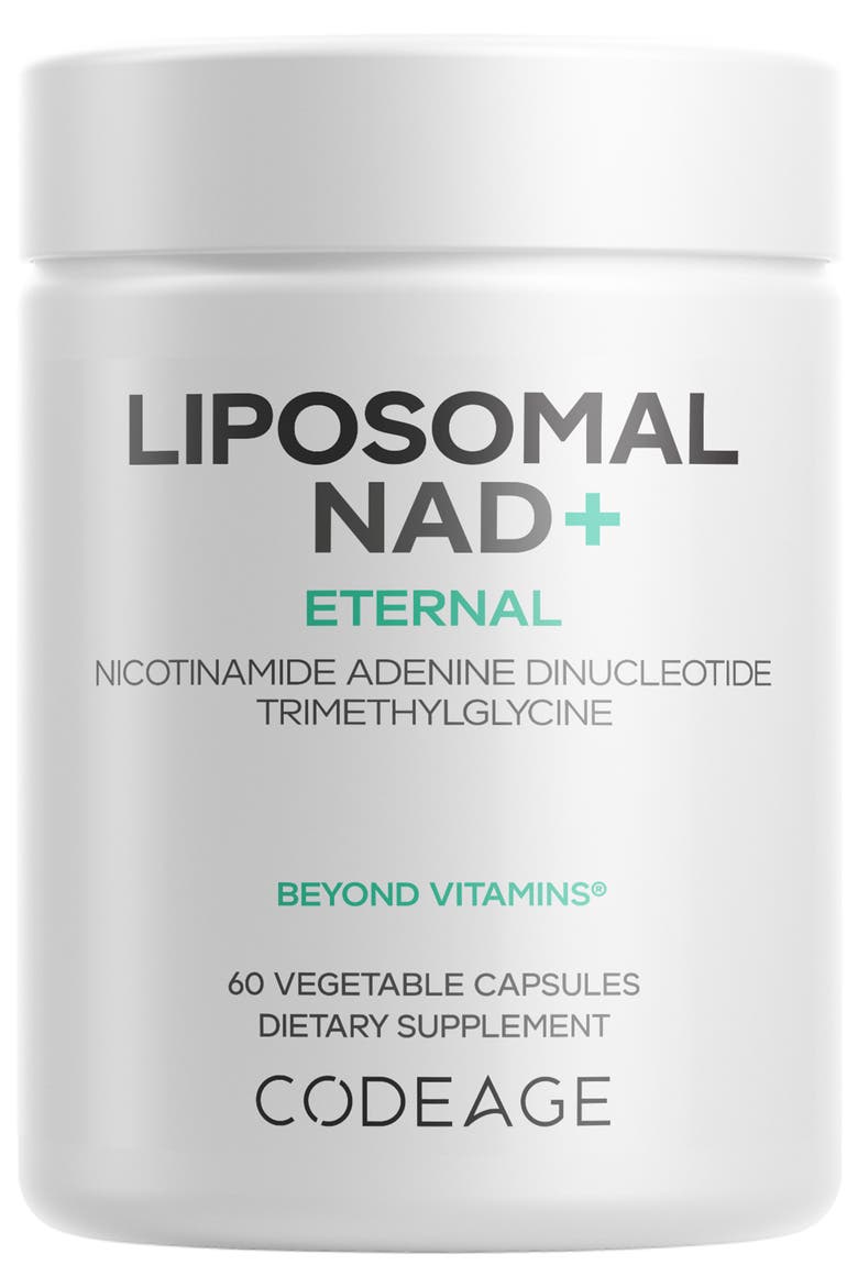 Liposomal NAD+ Betaine Anhydrous Supplement, Main, color, White