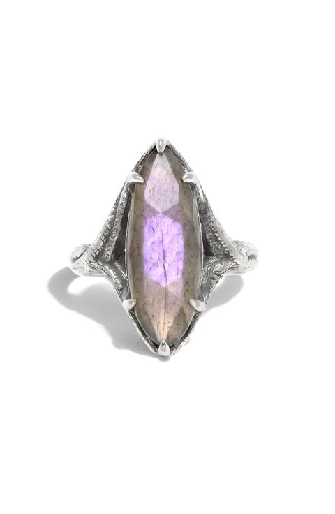 Raven Talon Gemstone Ring