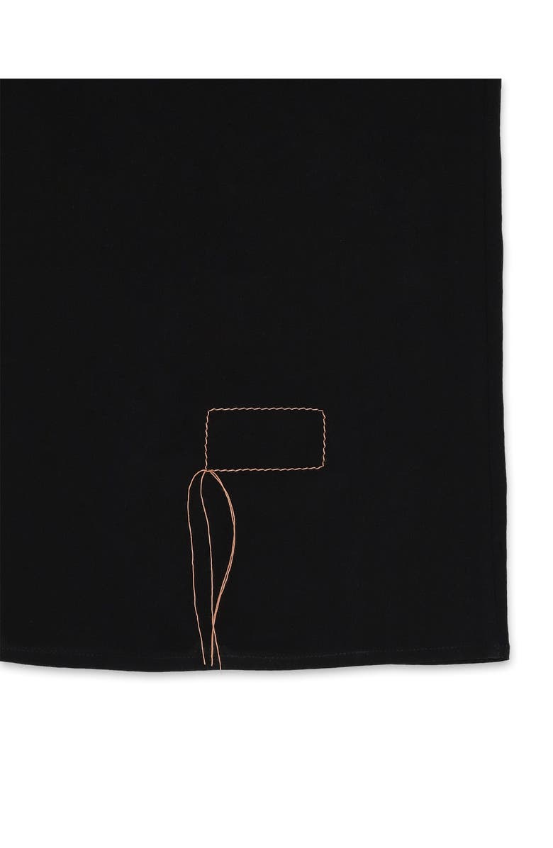 Fortela Vintage Silk Maxi Dress, Alternate, color, Black