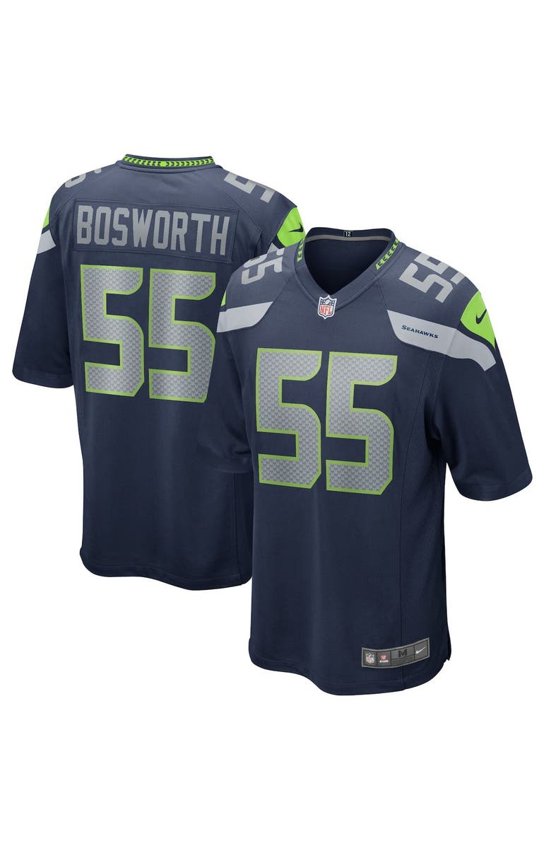 Nike Men's Nike Brian Bosworth College Navy Seattle Seahawks Game Retired Player Jersey, Main, color, 