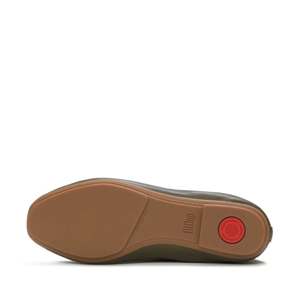 Delicato Poise Leather Mary Janes, Alternate, color, Deep Olive