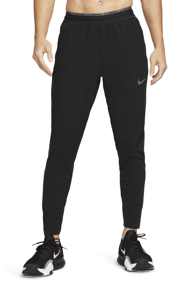 Pro Dri-FIT Training Drill Pants, Main, color, BLACK/ IRON GREY