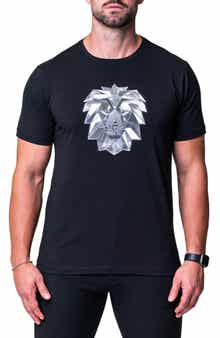 Maceoo Modern Lion Logo Graphic Tee