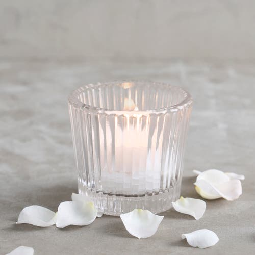 The Collective Home Pressed Clear Glass Tealight / Votive Holders