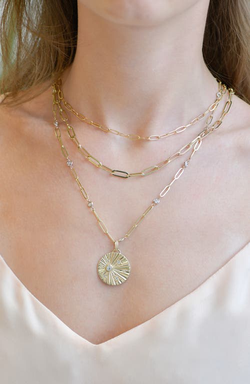 Anzie Celeste Ripple Pendant