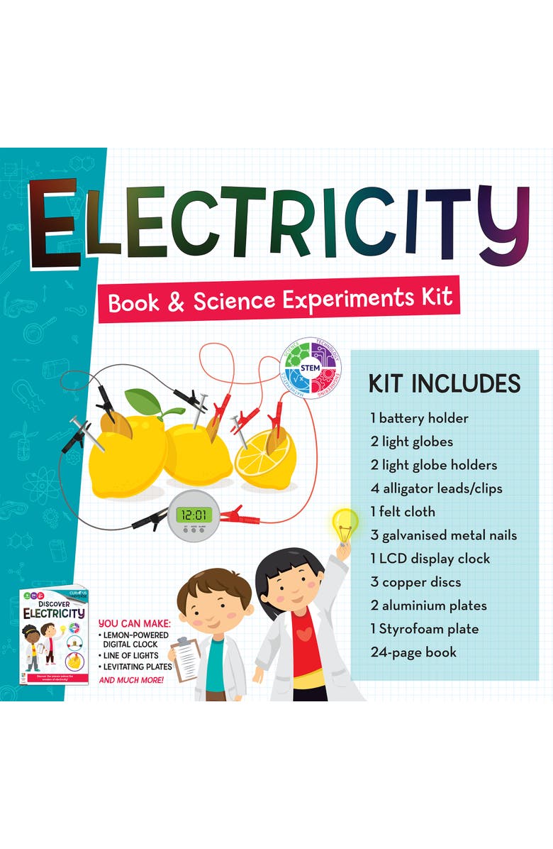 Curious Universe Discover Electricity STEM Experiments Kit, Alternate, color,