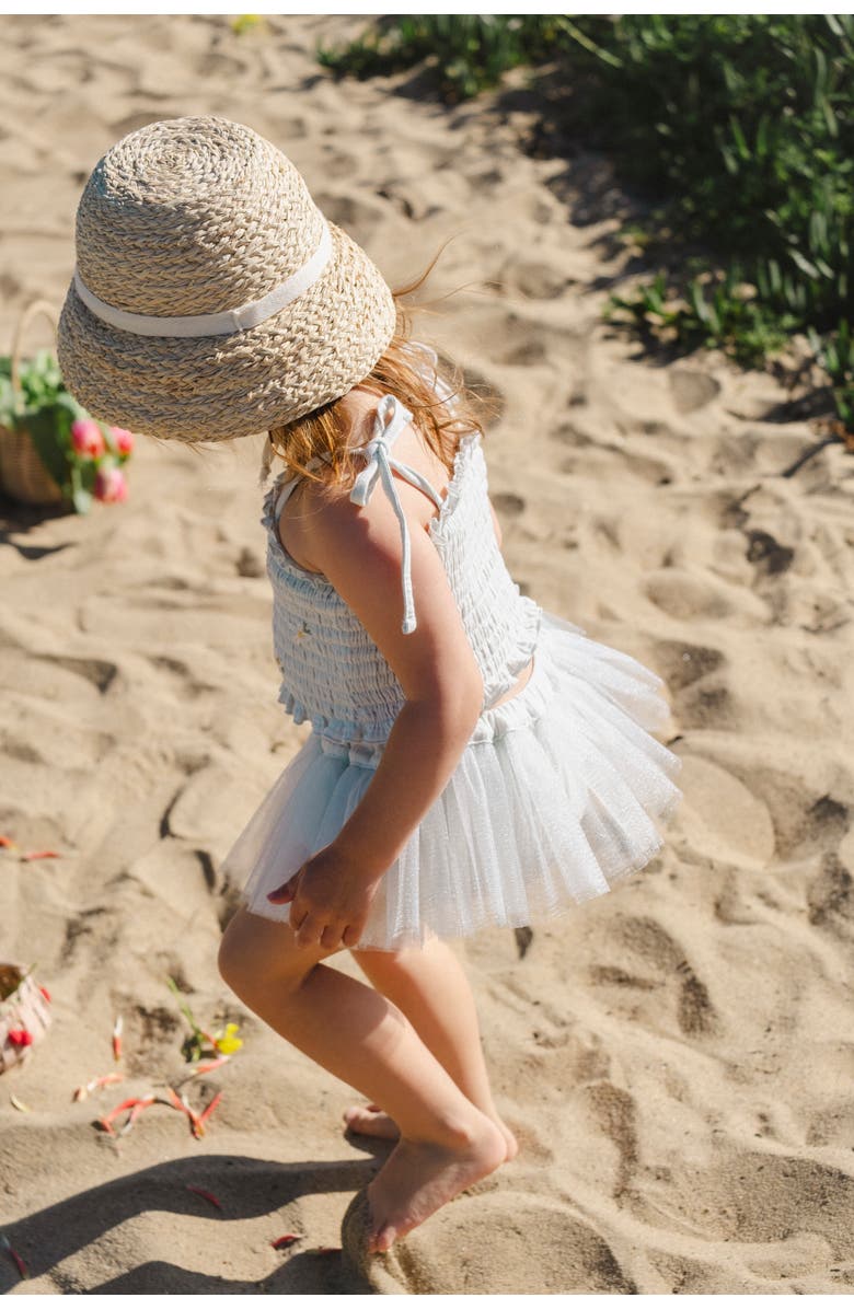 Wild Wawa Daisies Tutu Set, Alternate, color, Seafoam
