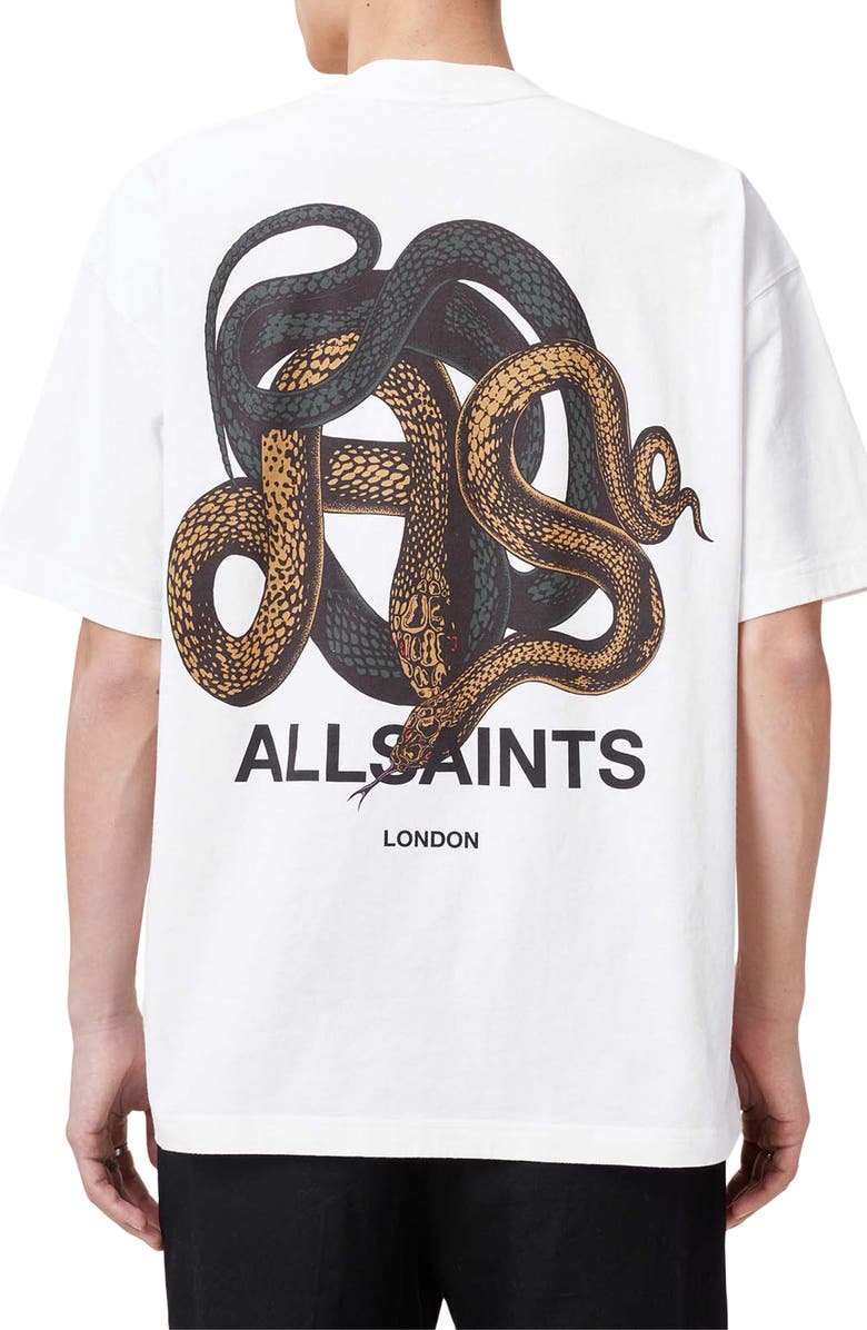 AllSaints Reticulate Cotton Graphic T-Shirt, Alternate, color, 