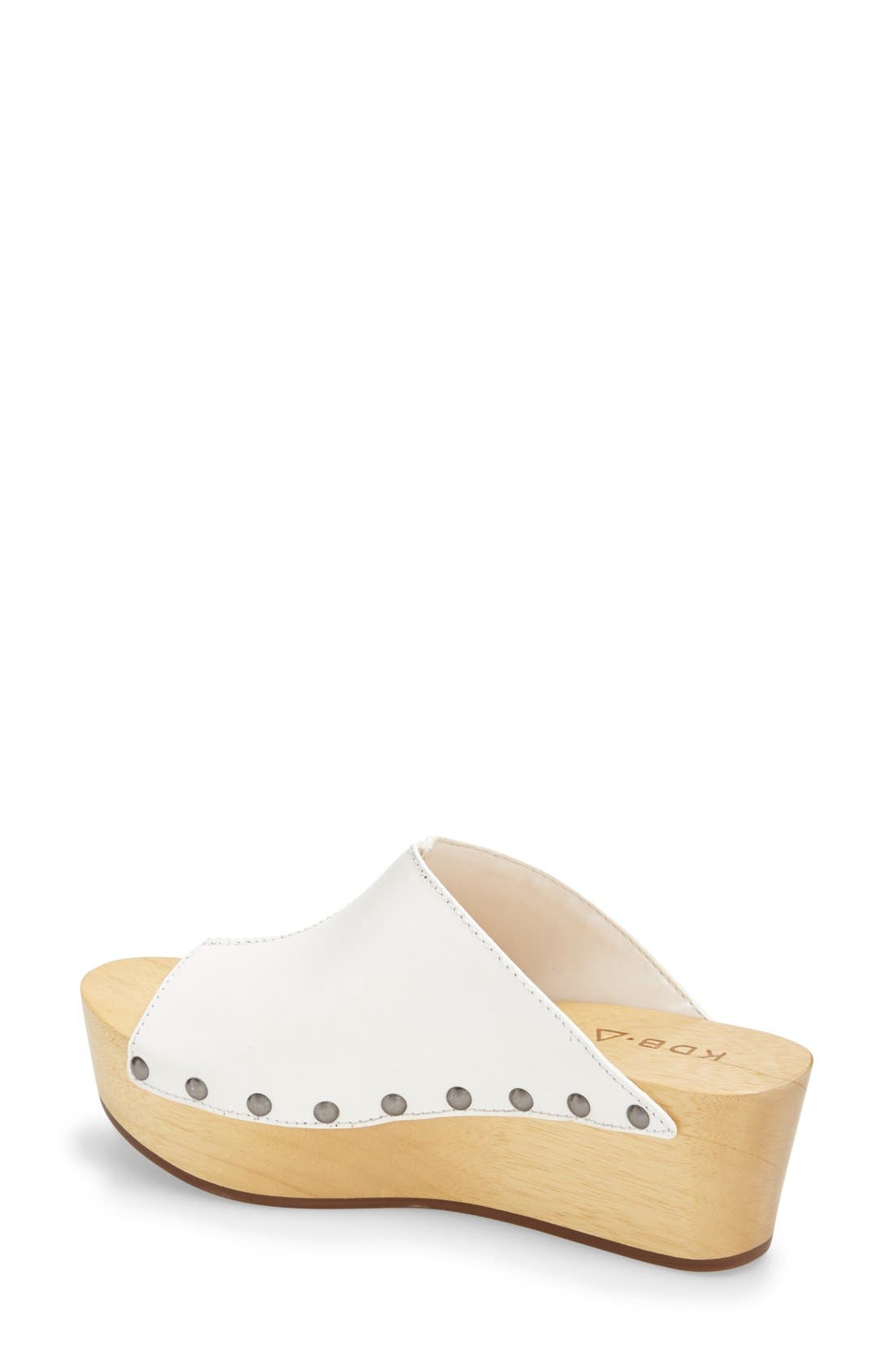 'Philomena' Platform Mule, Alternate, color, WHITE