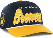 '47 Men's '47 Navy Milwaukee Brewers Dropshadow Rope Hitch Adjustable Hat