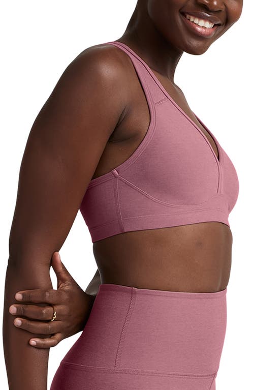 Beyond Yoga Lift Your Spirits Sports Bra In Pink