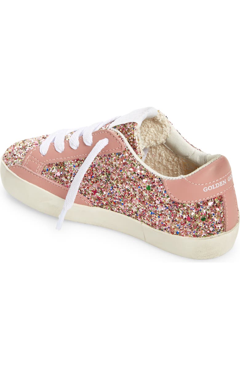Golden Goose Kids' Super-Star Glitter Low Top Sneaker, Alternate, color,