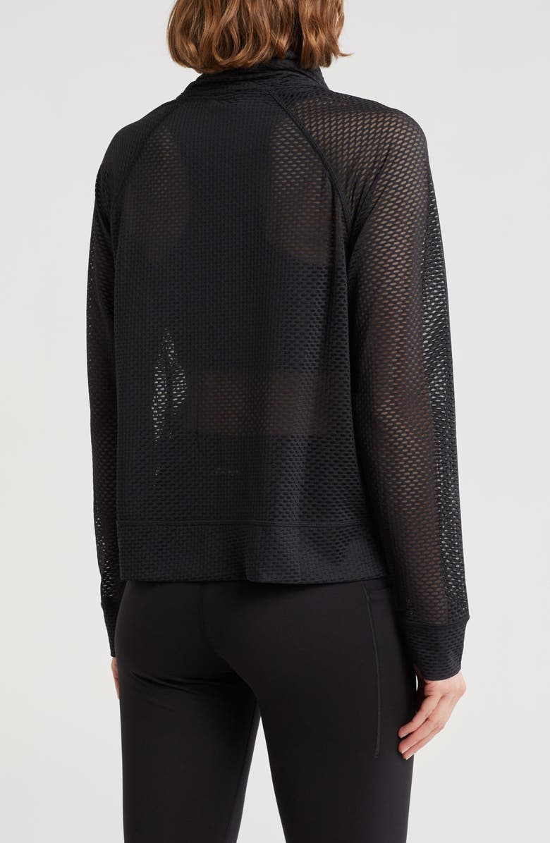 DKNY Honeycomb Mesh Pullover, Alternate, color,