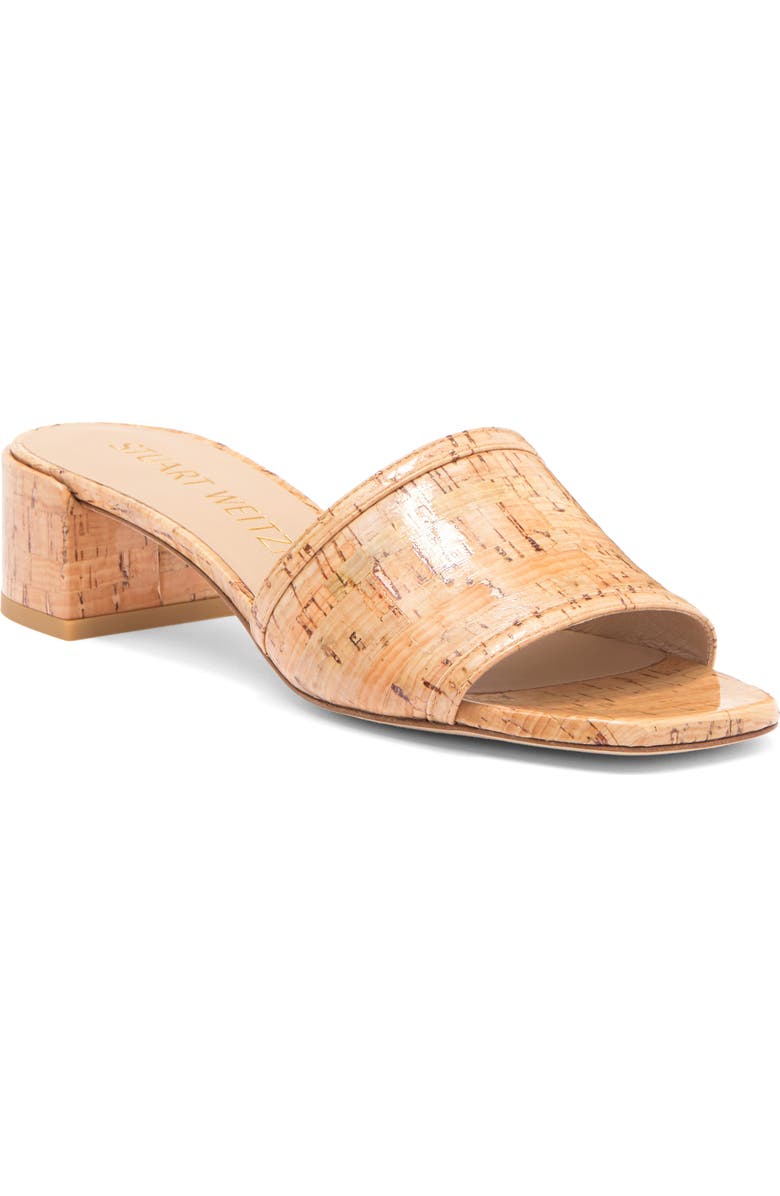 Stuart Weitzman Cayman 35 Block Slide Sandal, Main, color,