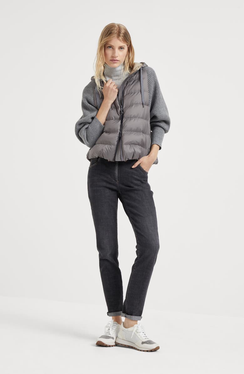 Brunello Cucinelli Nylon down jacket, Alternate, color,