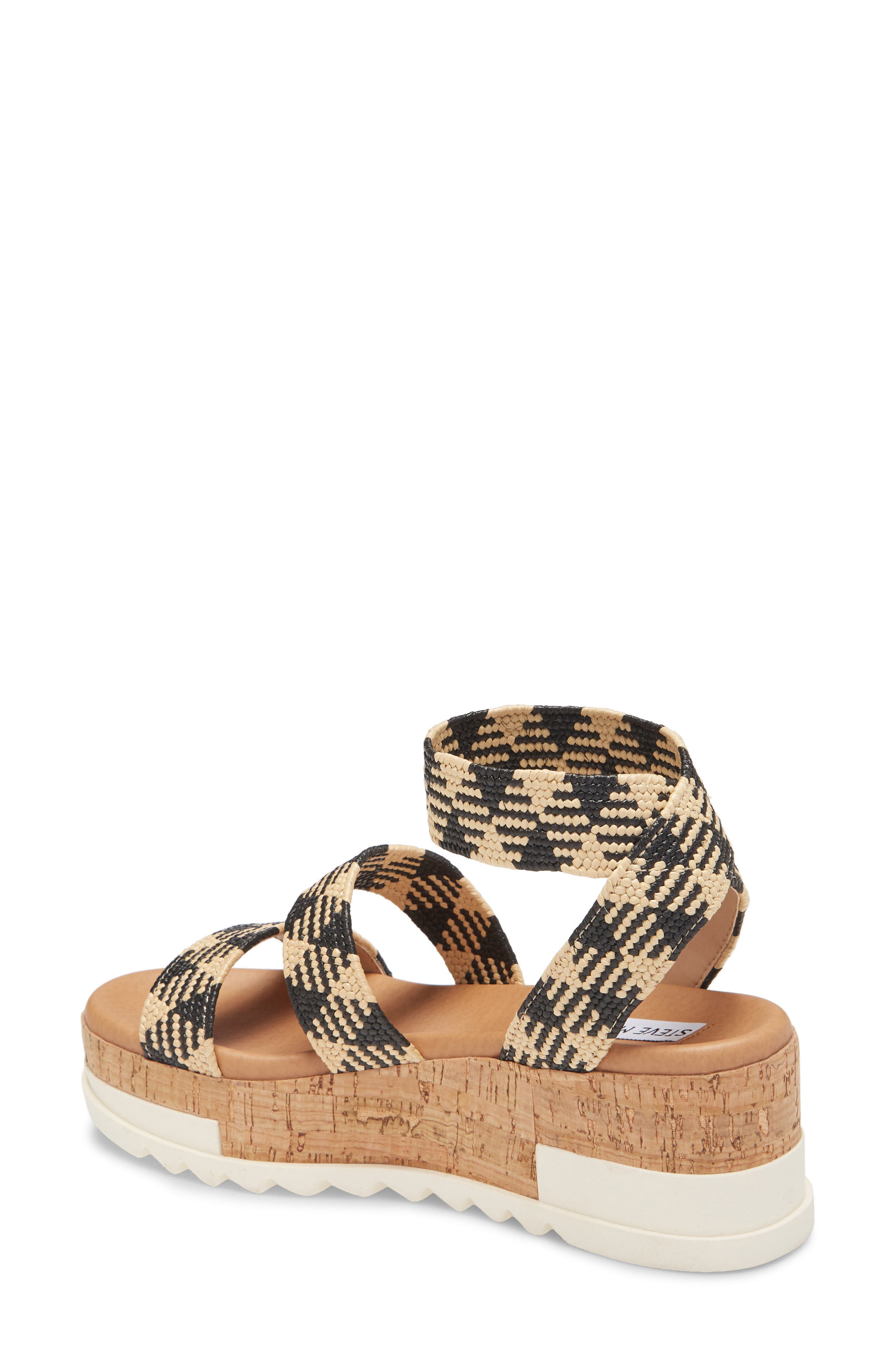 Steve Madden Bandi Platform Wedge Sandal, Alternate, color, 