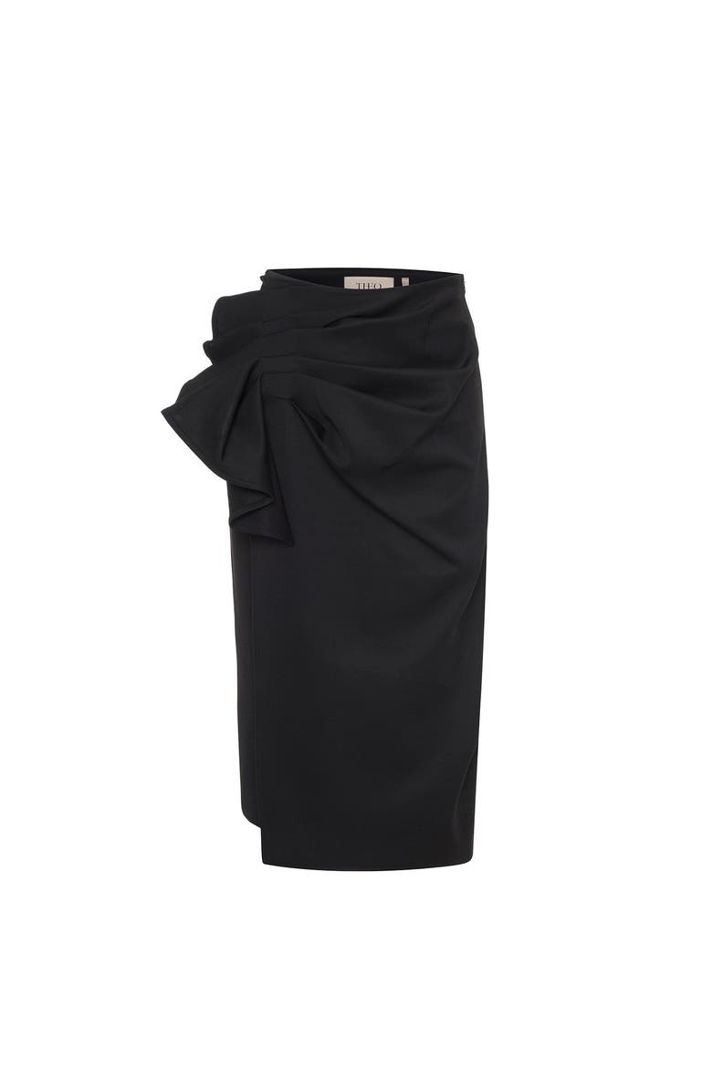 THEO The Label Atlas Bow Pencil Skirt, Main, color,