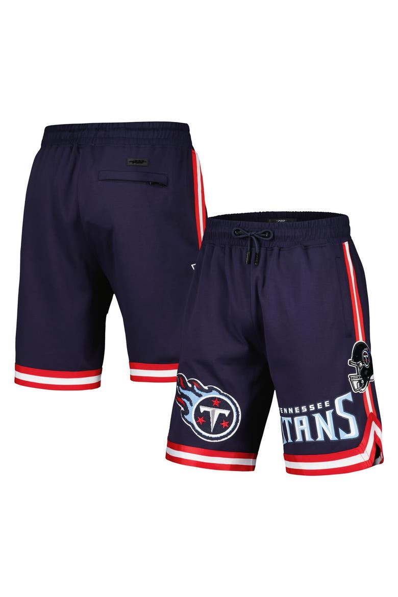 Men's Pro Standard Navy Tennessee Titans Classic Chenille Shorts, Main, color, Navy