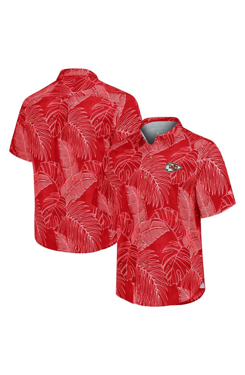 Tommy Bahama Men's Tommy Bahama Red Kansas City Chiefs Sport Vine Line Button-Down Shirt, Main, color, 