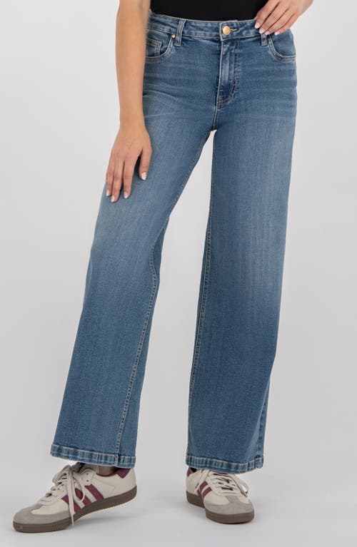 Kut From The Kloth The Jean Wide Leg Jeans In Blue