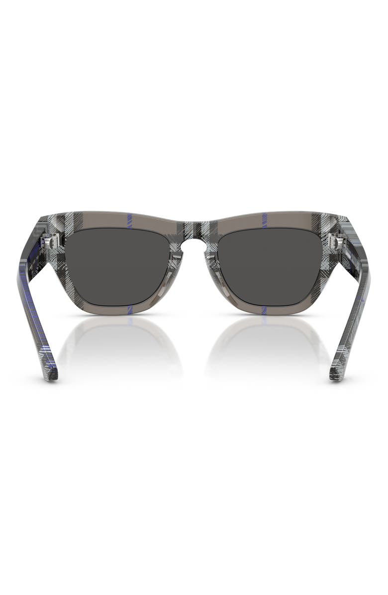 Burberry 51mm Square Sunglasses, Alternate, color, Dark Green