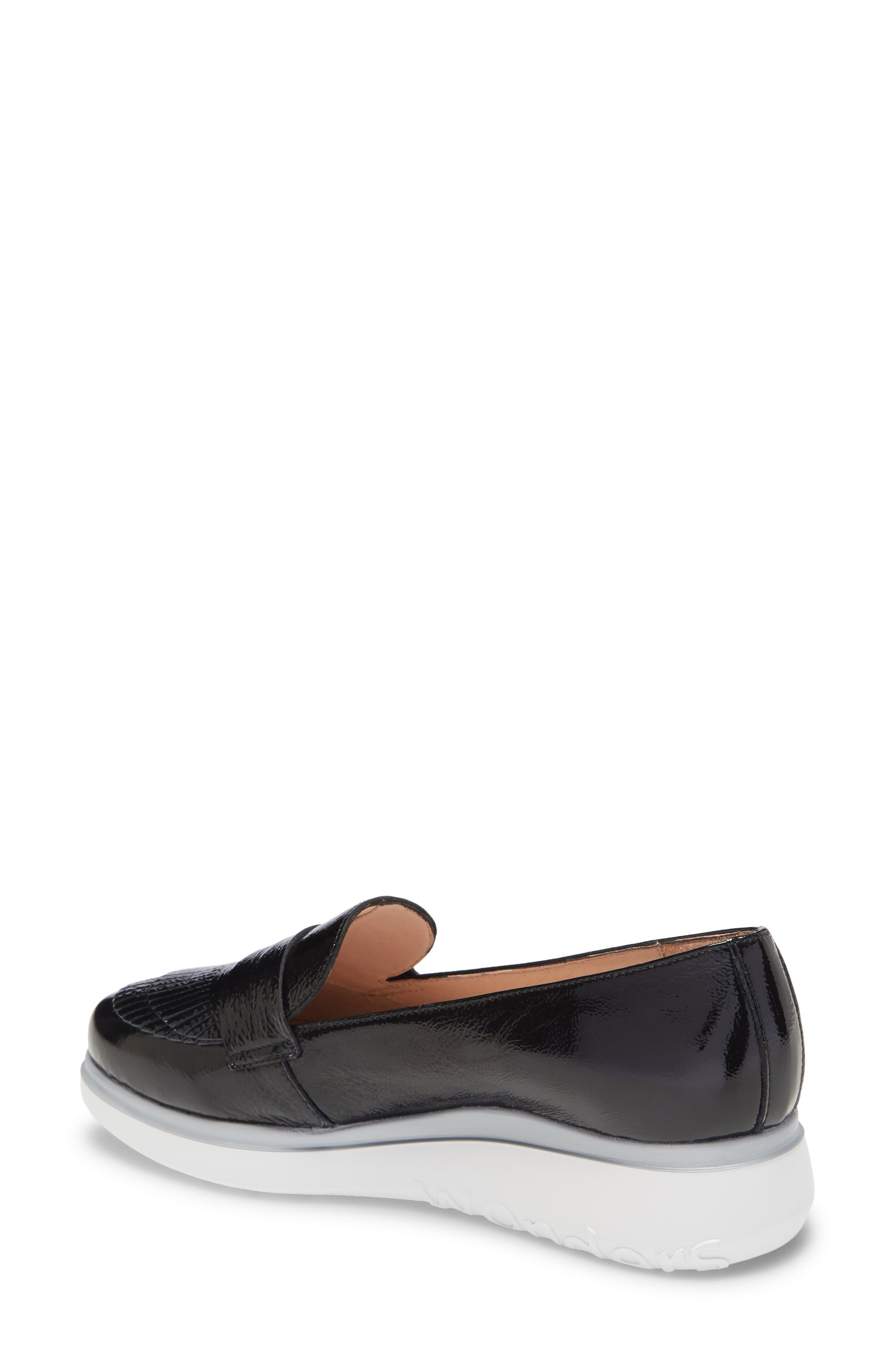 A-9703 Platform Loafer, Alternate, color, BLACK PATENT LEATHER