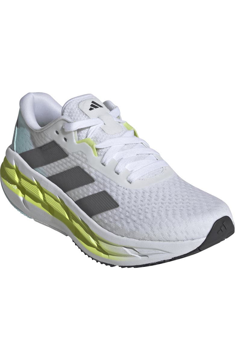 adidas Adistar 3 Running Shoe, Main, color, White/ Black/ Pulse Lime