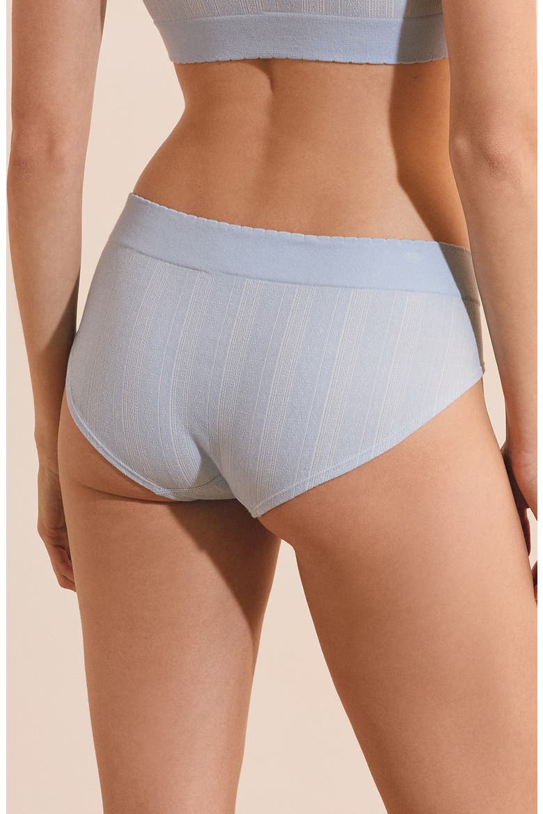Daily Seamless Boyshorts, Alternate, color, BLEU