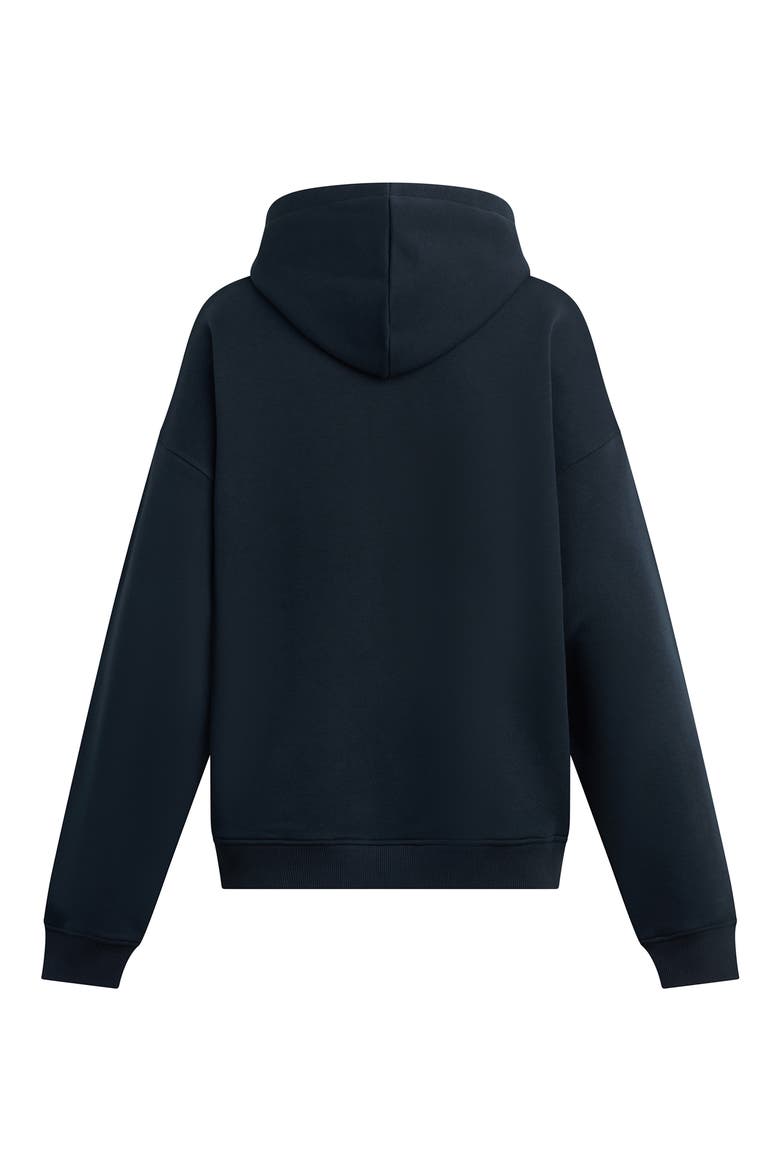 Heart Logo Hoodie, Alternate, color, NAVY/ WHITE