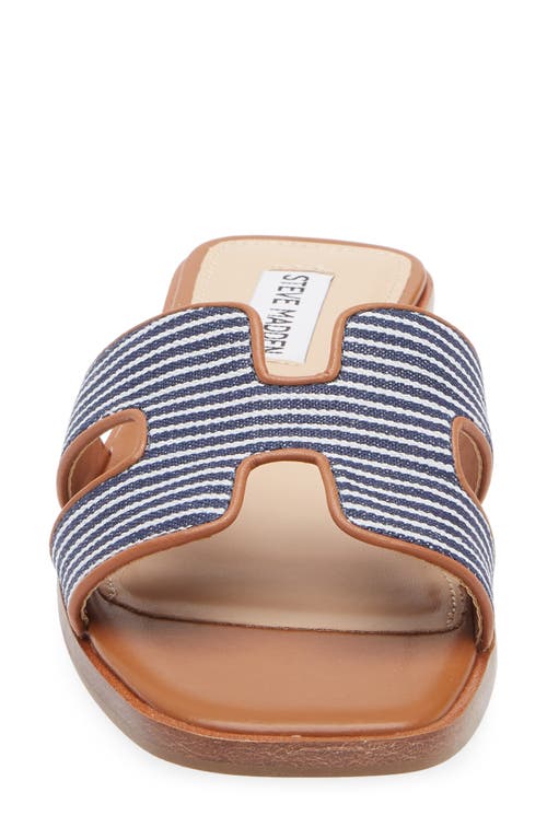 Steve Madden Hadyn Slide Sandal In Blue
