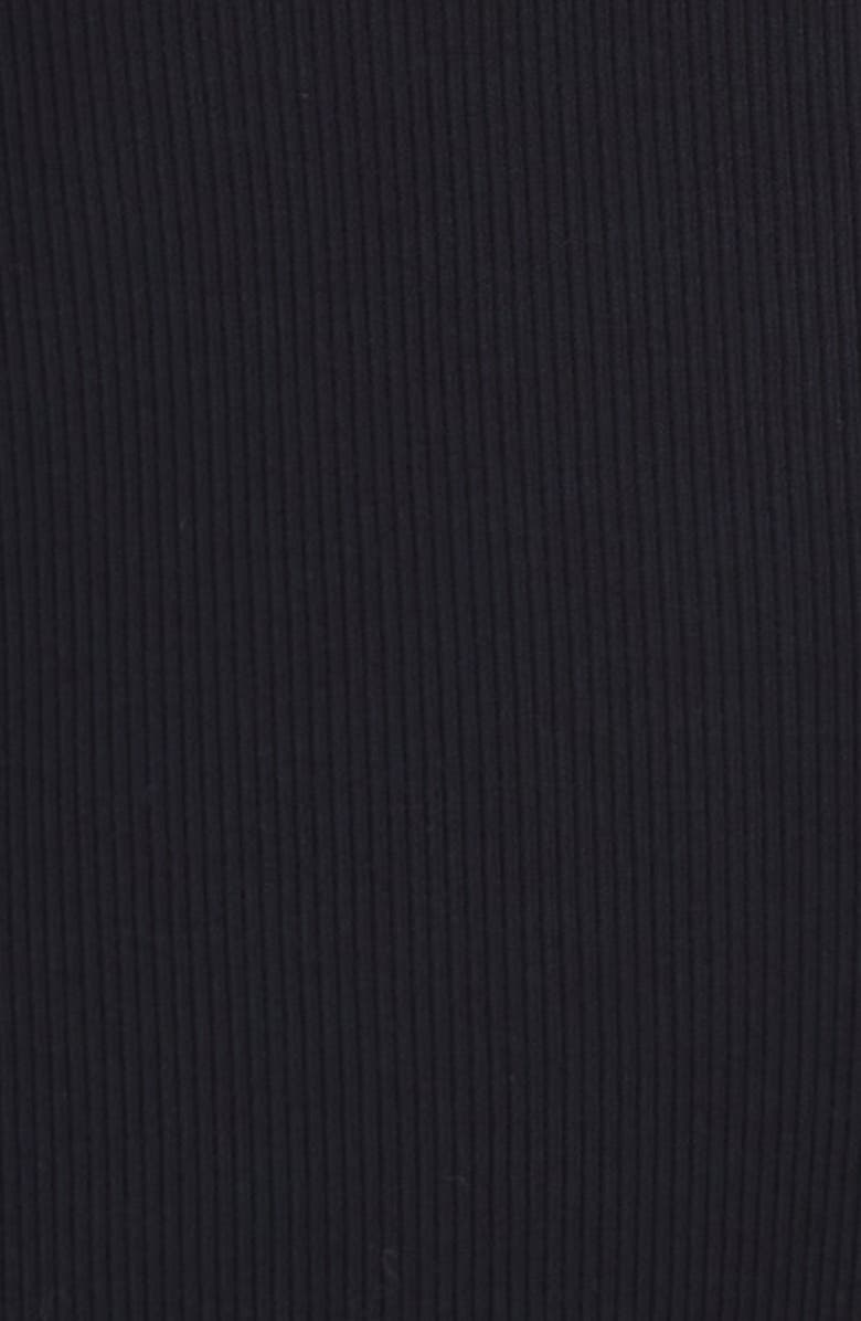 Rabanne Palm Embroidered Tank Dress, Alternate, color, Black