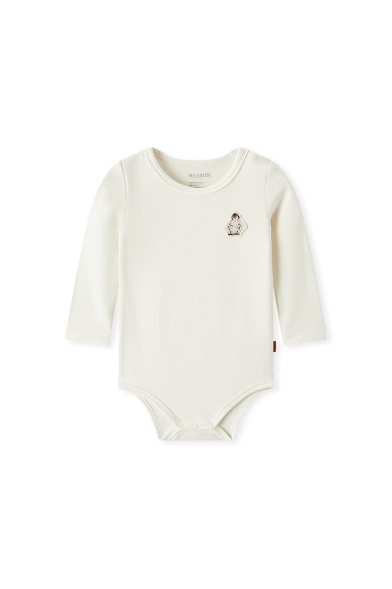 Brushed Long Sleeve One Piece, Main, color, White