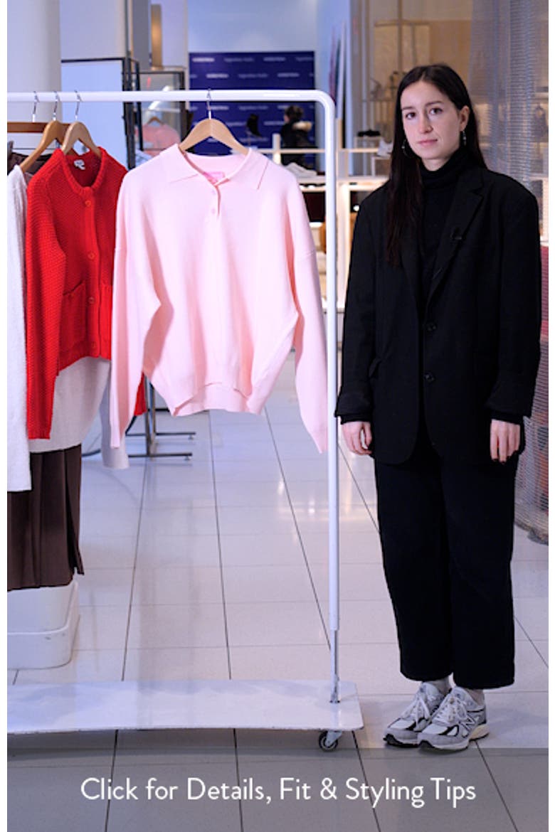 Lorie Oversize Long Sleeve Polo video