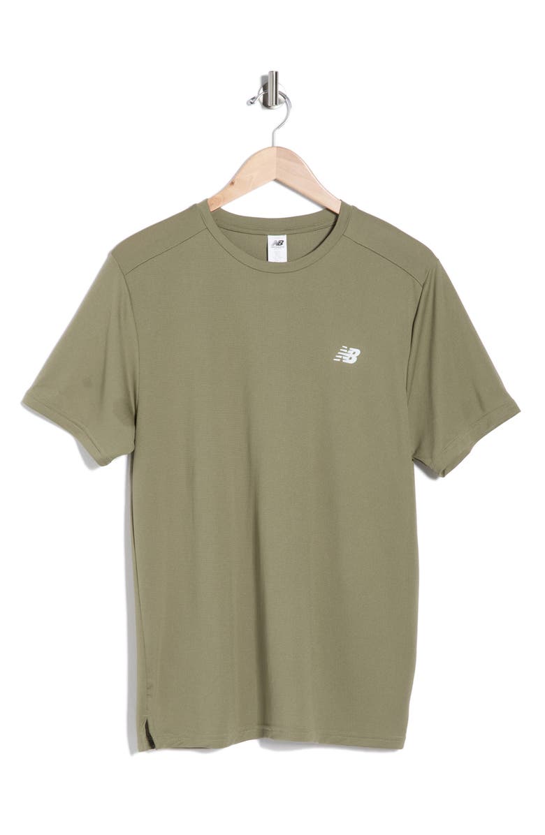 New Balance Sport T-Shirt, Main, color, Dark Olivine