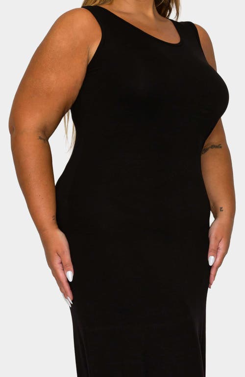 L I V D Mellie Sleeveless Jersey Maxi Dress In Black