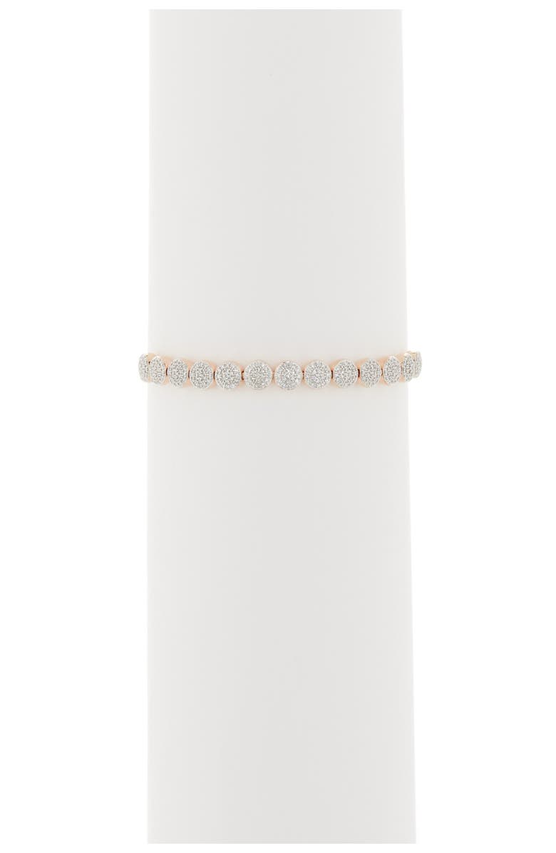 Monica Vinader Fiji Beaded Chain Diamond Bracelet, Alternate, color, 