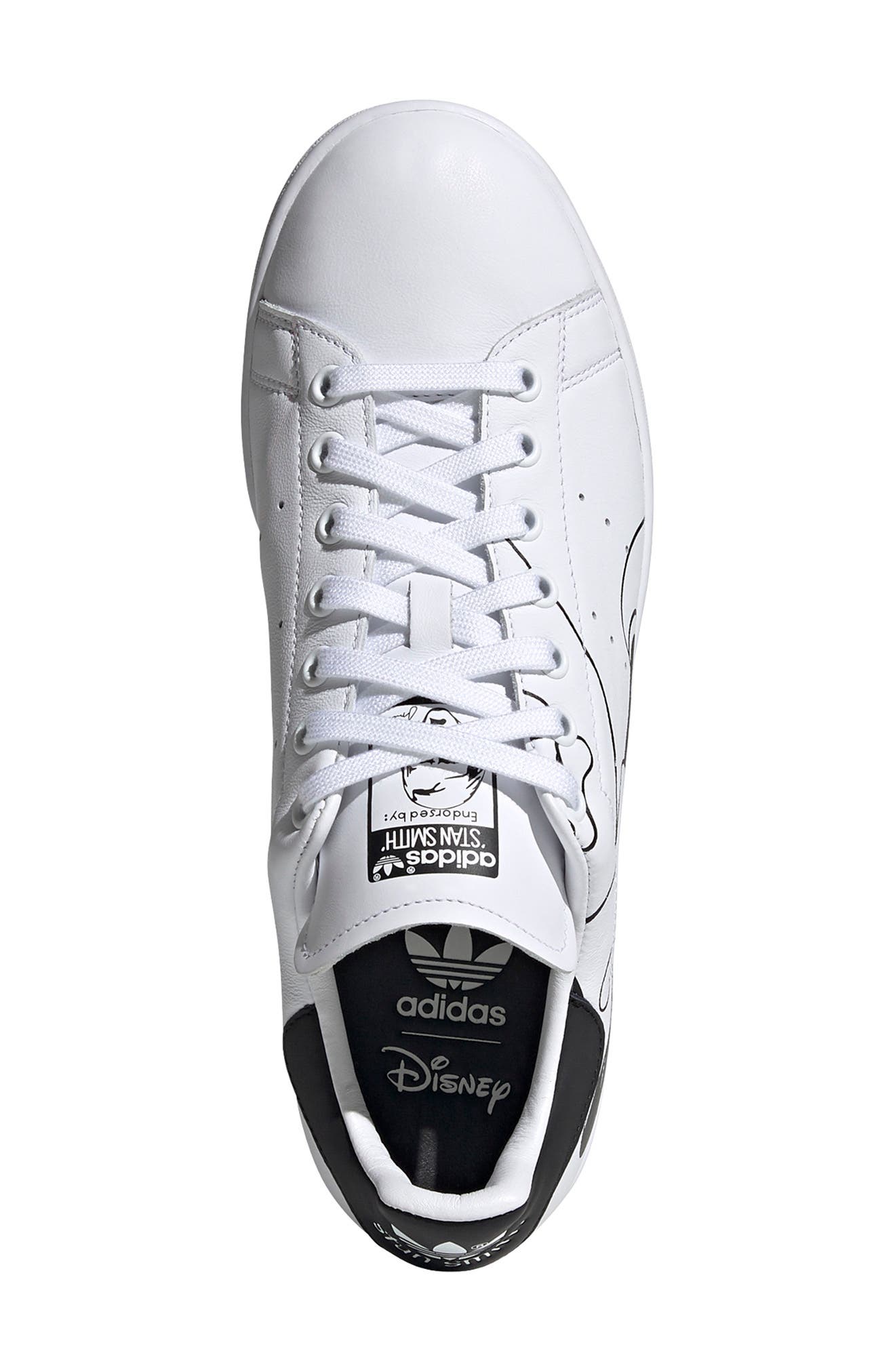 adidas Stan Smith Disney Mickey Mouse Sneaker, Alternate, color, 