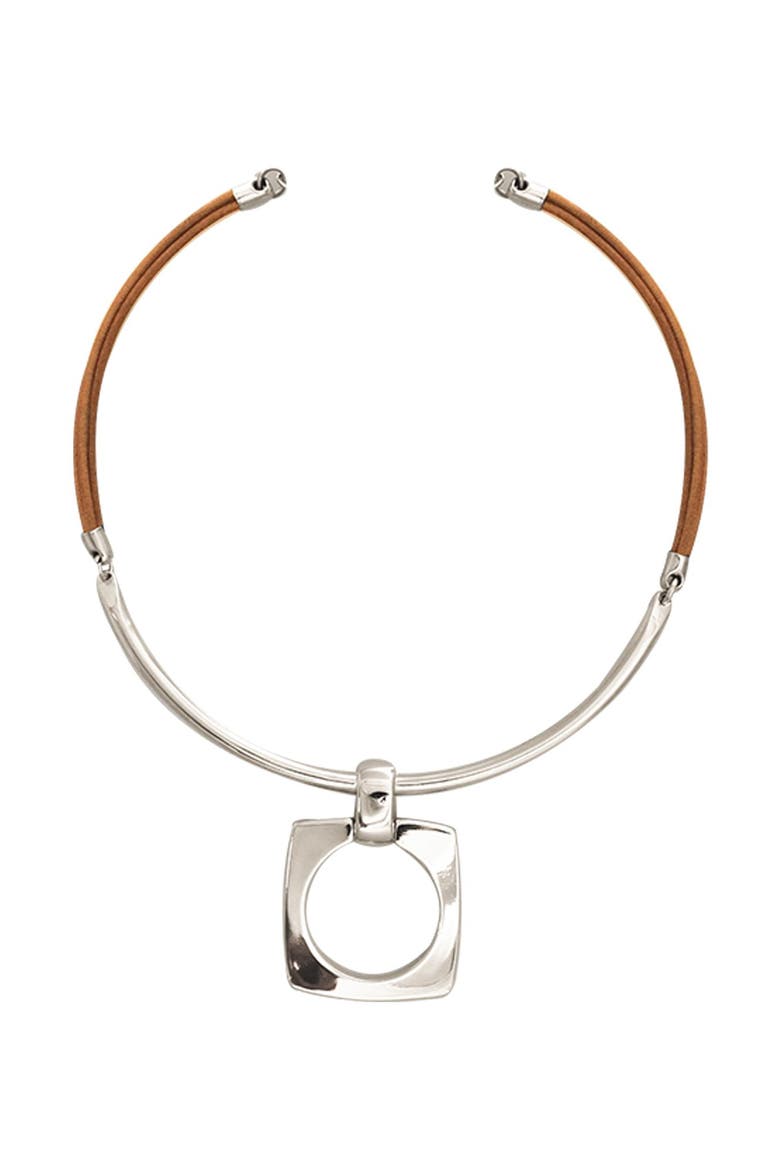 Aldaba Choker, Main, color, Silver
