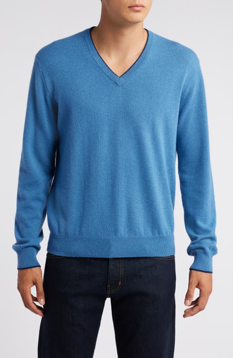 Tipped Merino Wool Sweater