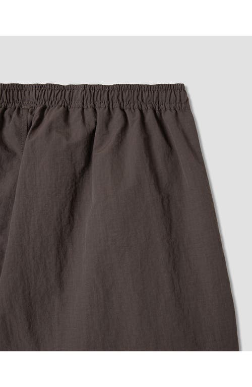 Stan Ray Miki Cotton Drawstring Waist Shorts In Washed Black