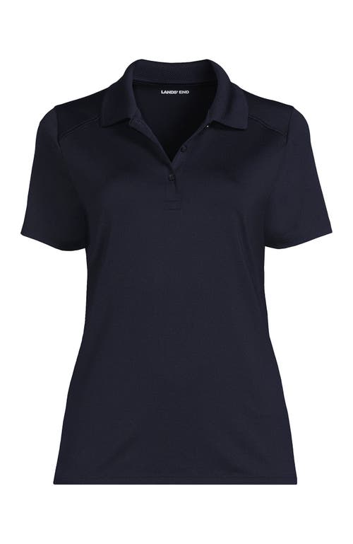 Lands' End School Uniform Short Sleeve Feminine Fit Rapid Dry Polo Shirt