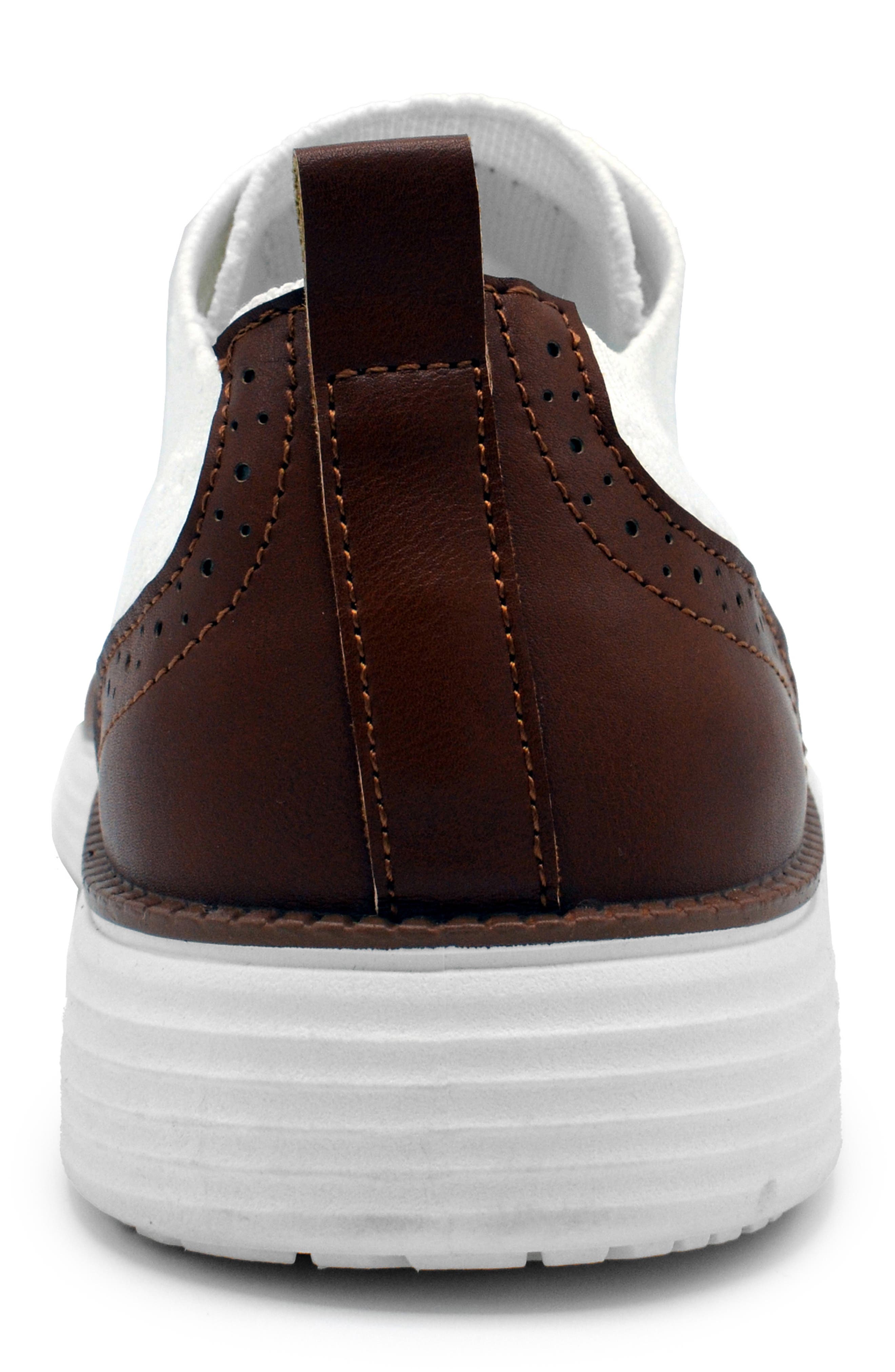 Olney Wingtip, Alternate, color, WHITE