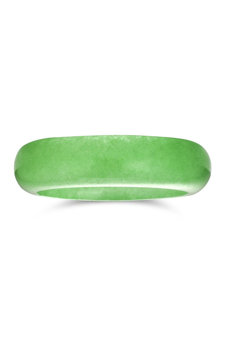 Eternity Dyed Green Jade Ring, Alternate, color, GREEN